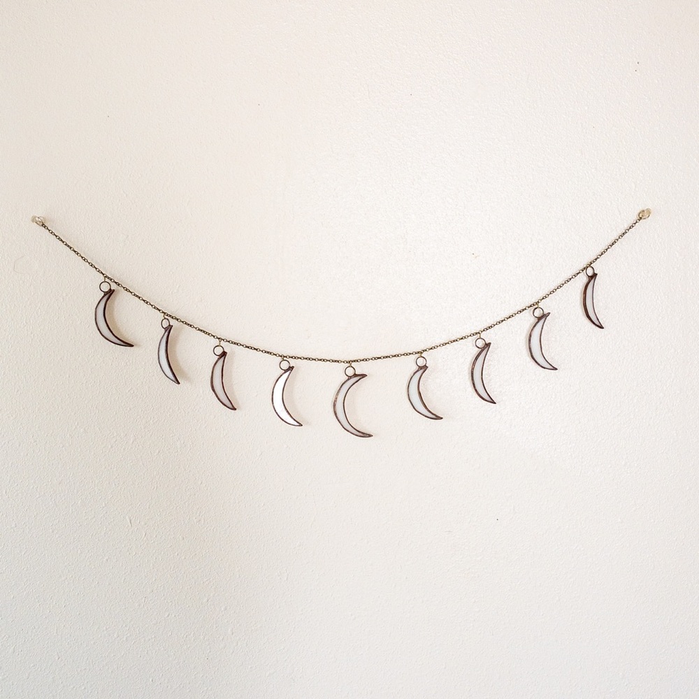 Crescent Moon BoHo wall hanging
